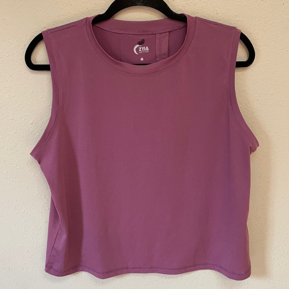 ZYIA Mauve Sleeveless Tank Top